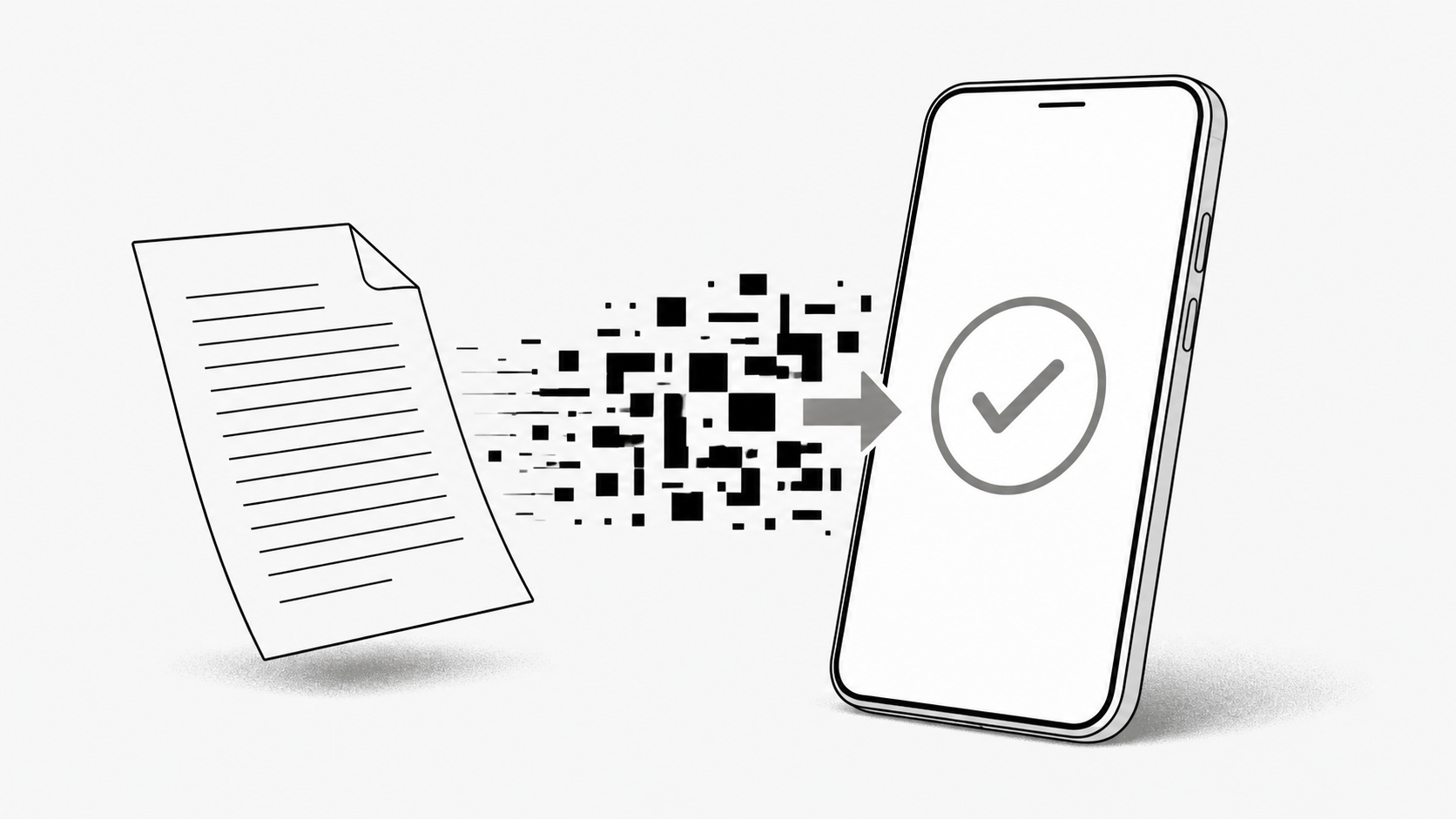 Схематичное изображение процесса добавления подписки через QR-код
