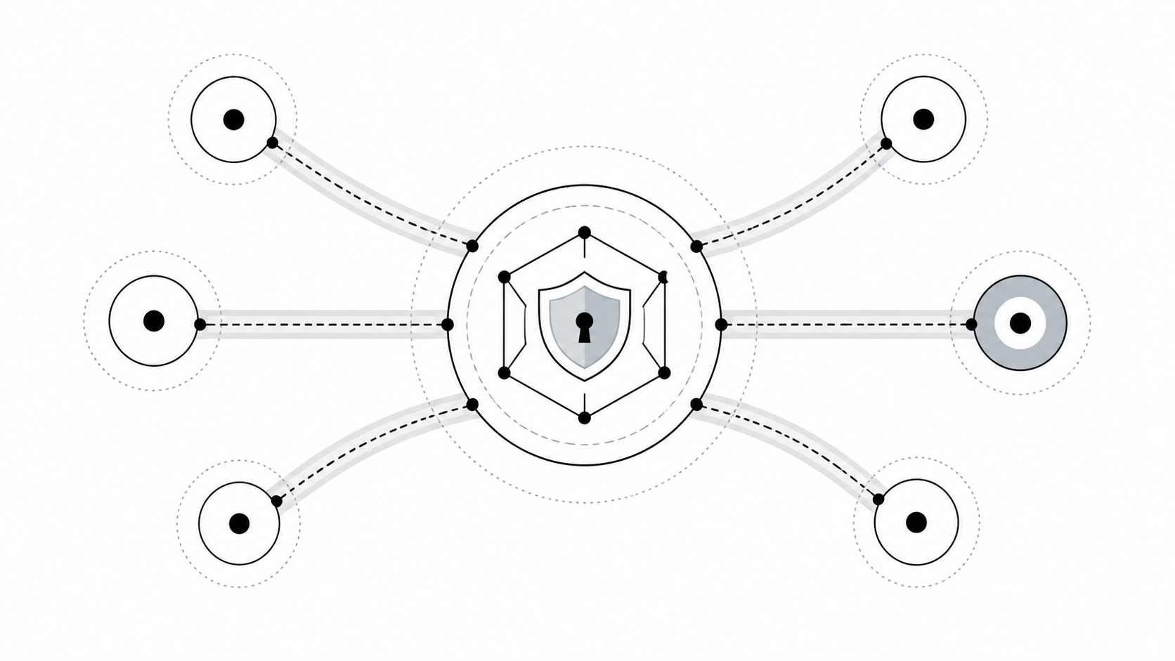 Абстрактная иллюстрация настройки WireGuard в Happ